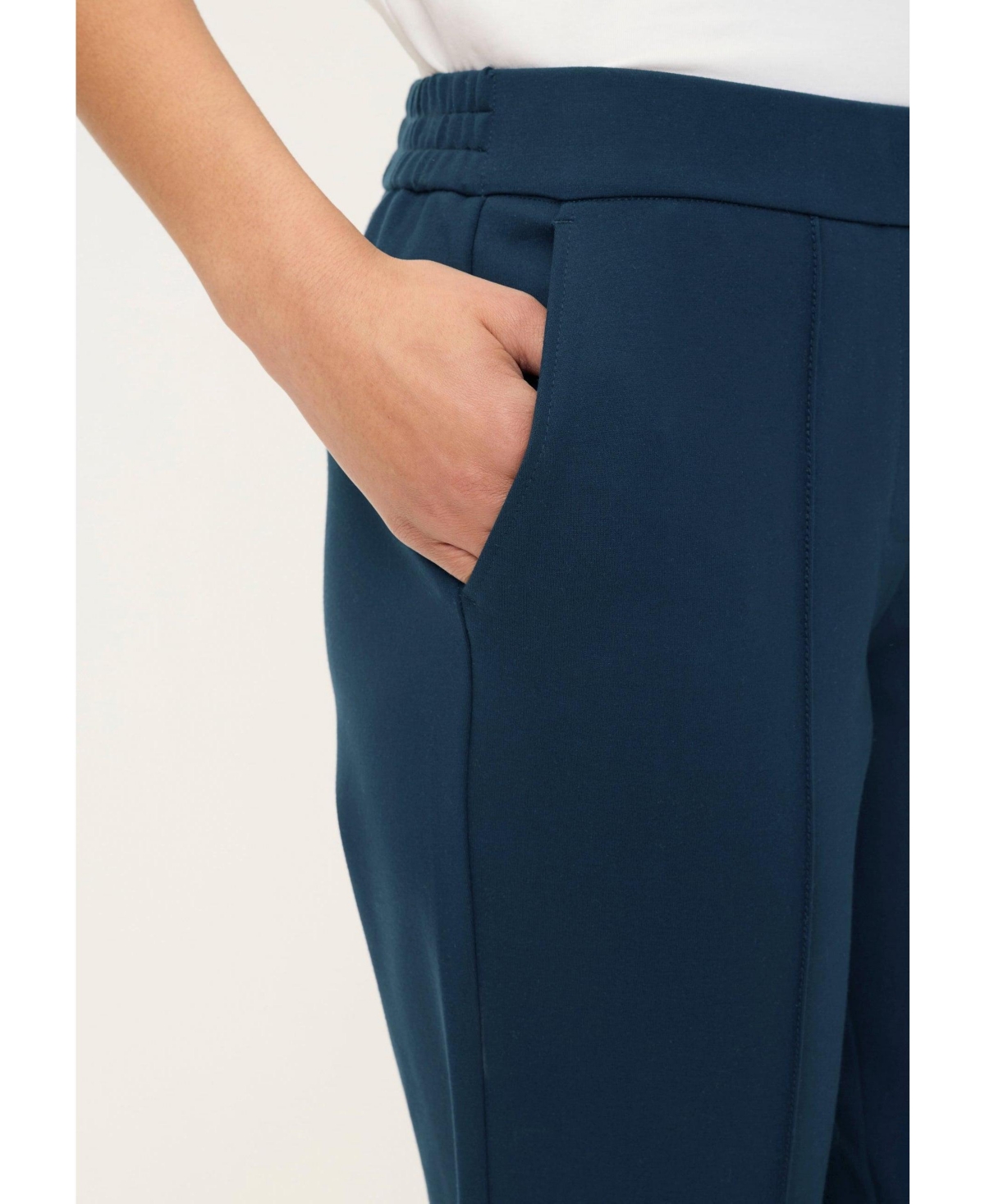 Olsen Women's Lisa Fit Cropped Pull-On Jersey Pant