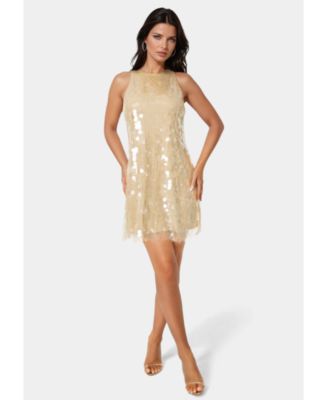 Women's Clear Sequin Dress