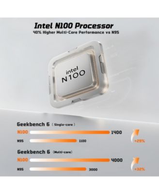 17.3" IPS FHD-Student-Laptop- 16GB RAM 1TB SSD, Intel Pentium 4 Cores N100(Beat i3-1115G4, Up to 3.4GHz) Computer