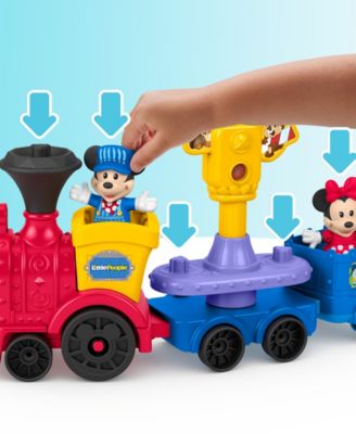 Little People Disney Jr. Mickey and Minnie Musical Train Toddler Toy