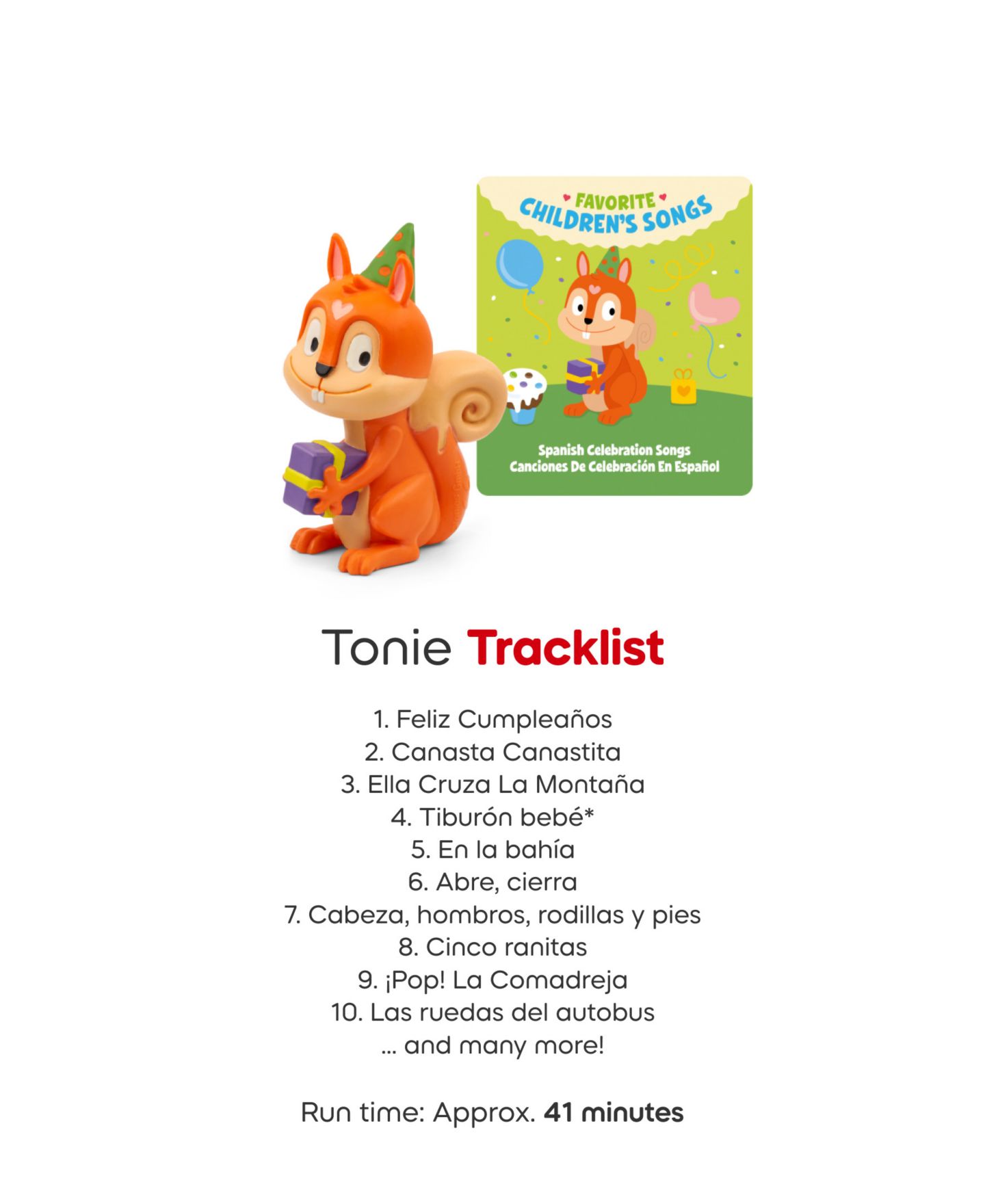 Детские игрушки Tonies Spanish Celebration and Traveling Songs Audio Toys, 2-Pack — фото 3
