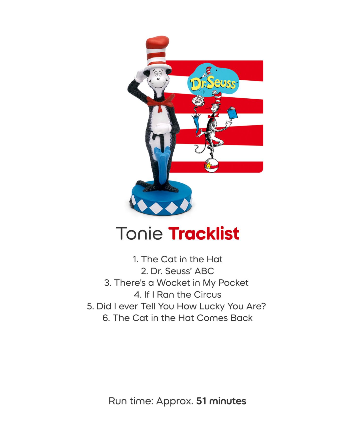 Детские фигурки Tonies Dr. Seuss 4-Pack Audio Figurine Toys — фото 4