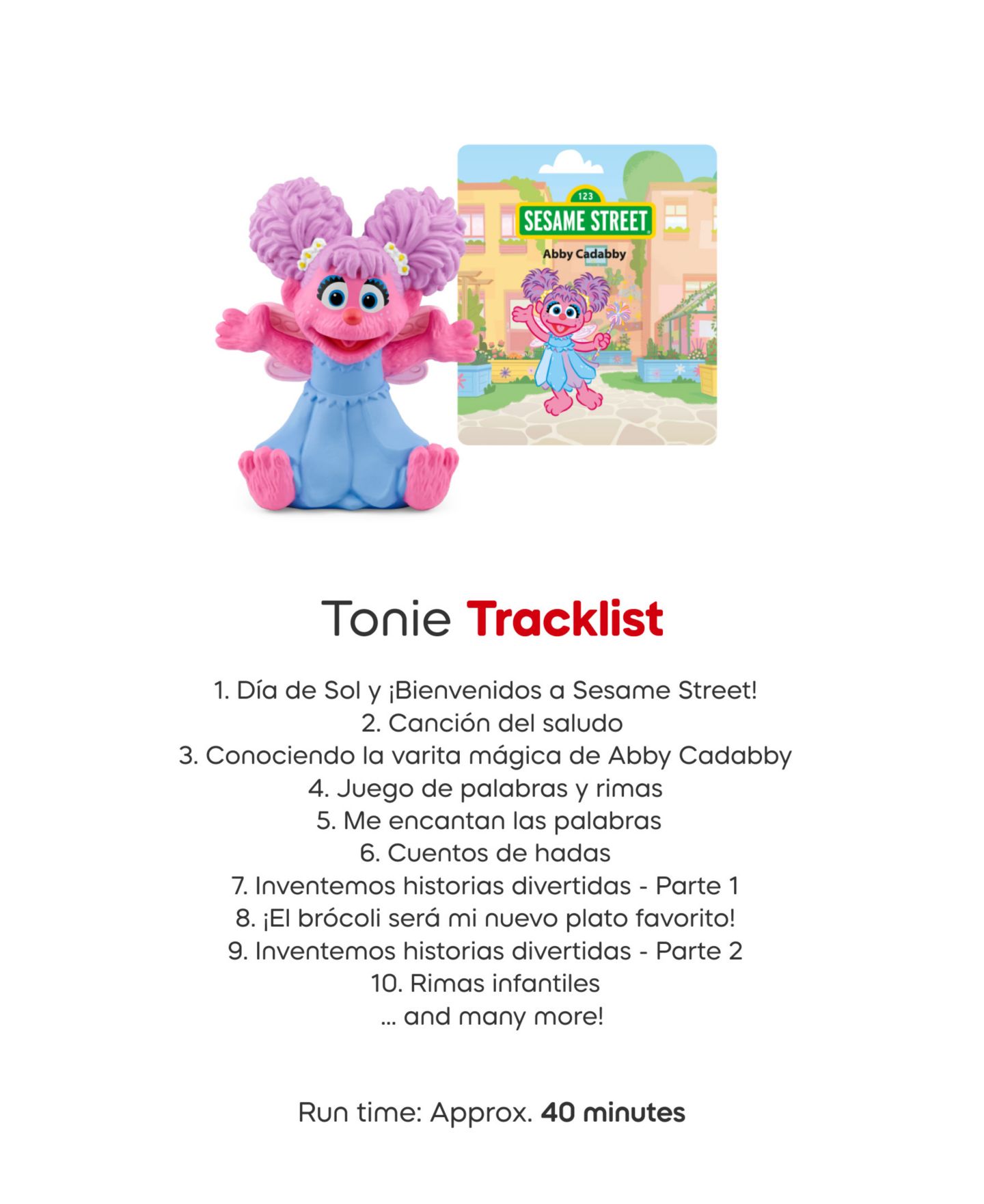 Детские игрушки Tonies Sesame Street 3-Pack Spanish Collection Toys — фото 8