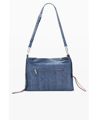 Women's Big denim heart bag