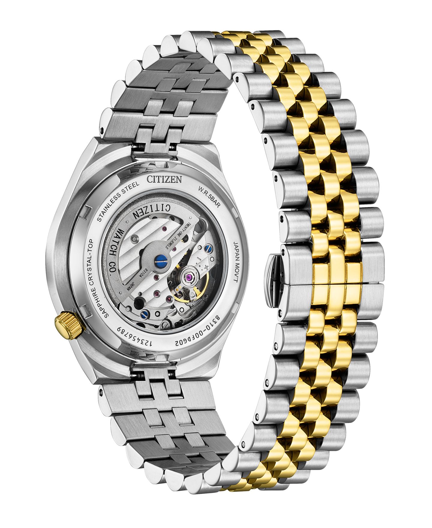 Мужские часы Citizen Tsuyosa 60 Two-Tone Stainless Steel Bracelet Watch, 40mm — фото 3