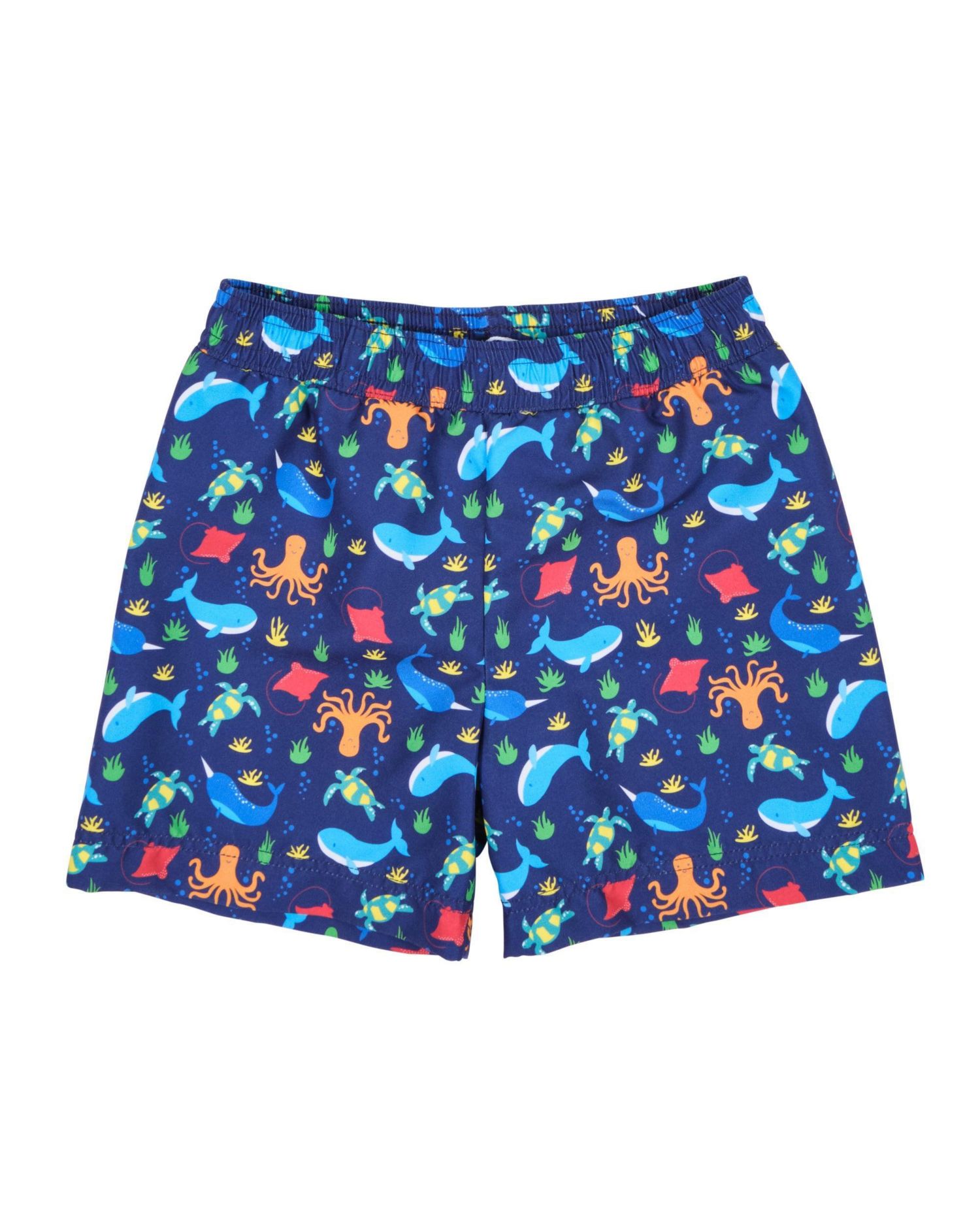 Baby Boy Under The Sea Print Swim Trunk