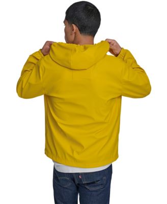 Men's Rubberized Hooded Rain Jacket