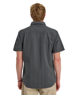 Men's Dobby Stripe Short-Sleeve Shirt