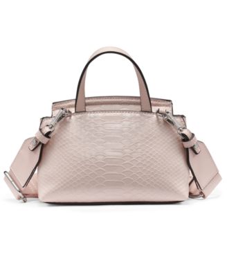 Arabella Mixed Media Crossbody with Web Strap