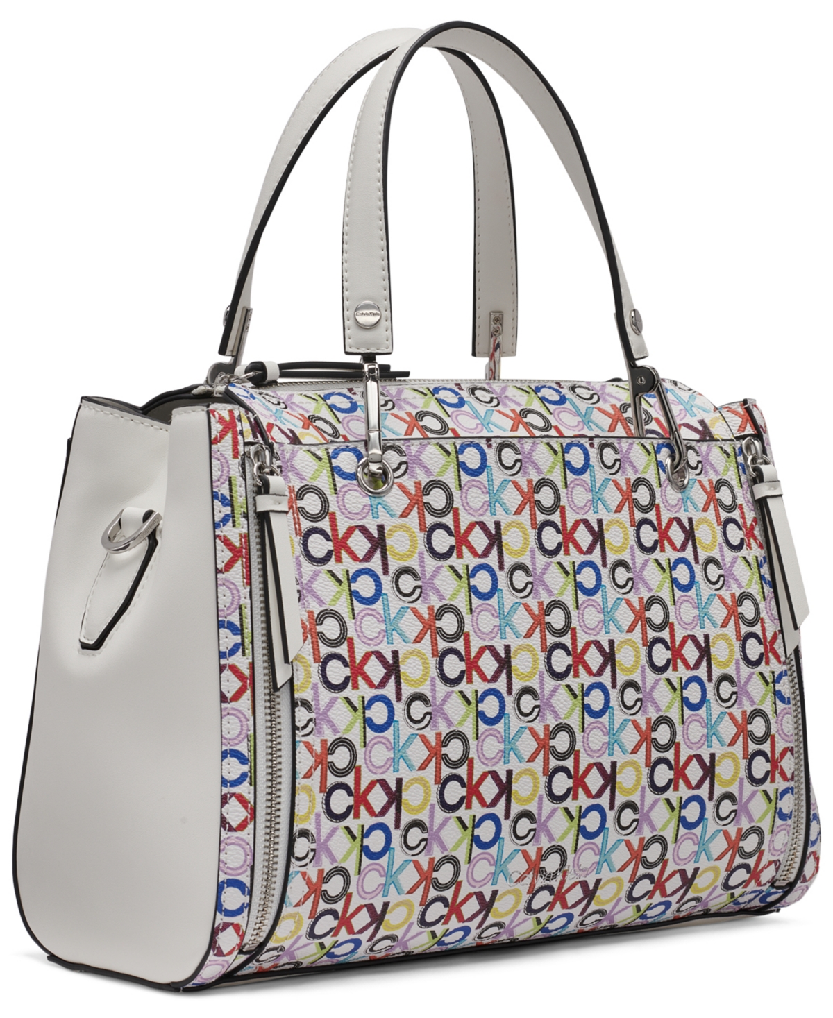 Calvin Klein Garnet Adjustable Medium Satchel Bag