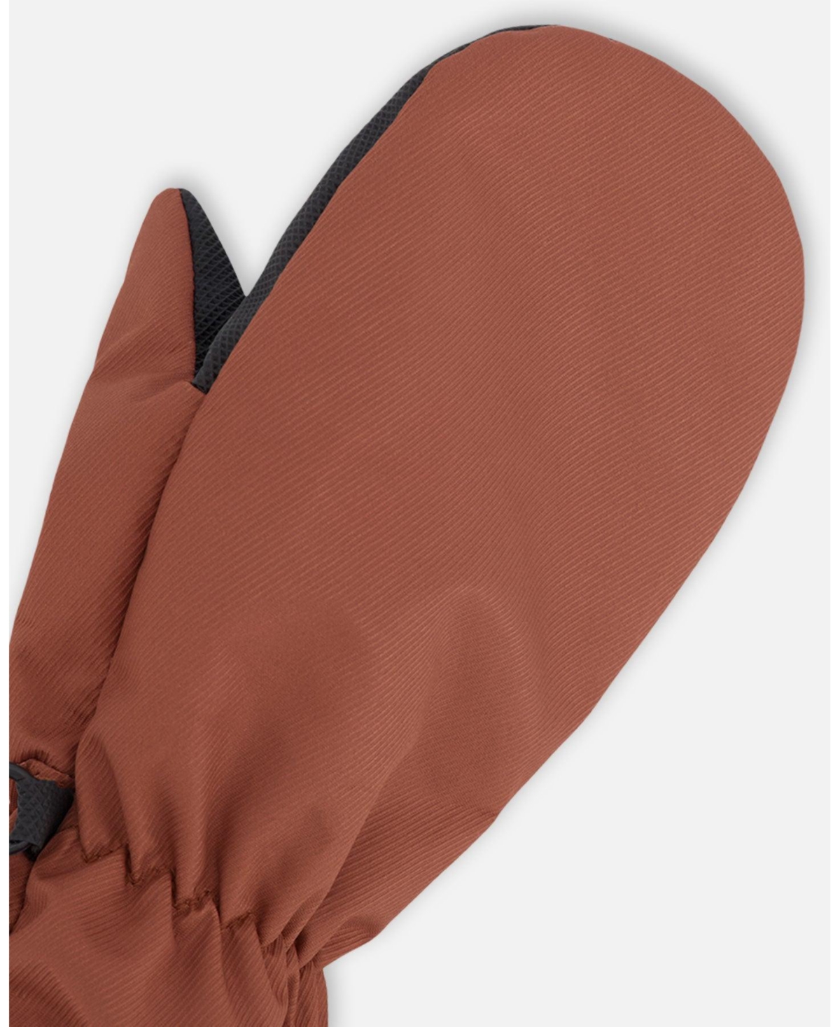 Deux par Boy Mid-Season Mittens Polyester Brown - Child