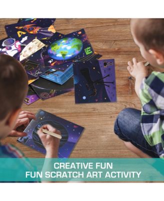 - Scratch Art A to Z Space Adventure