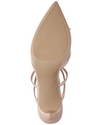 Women's Meggin Strappy Bows Slip-On Kitten Heel Pumps