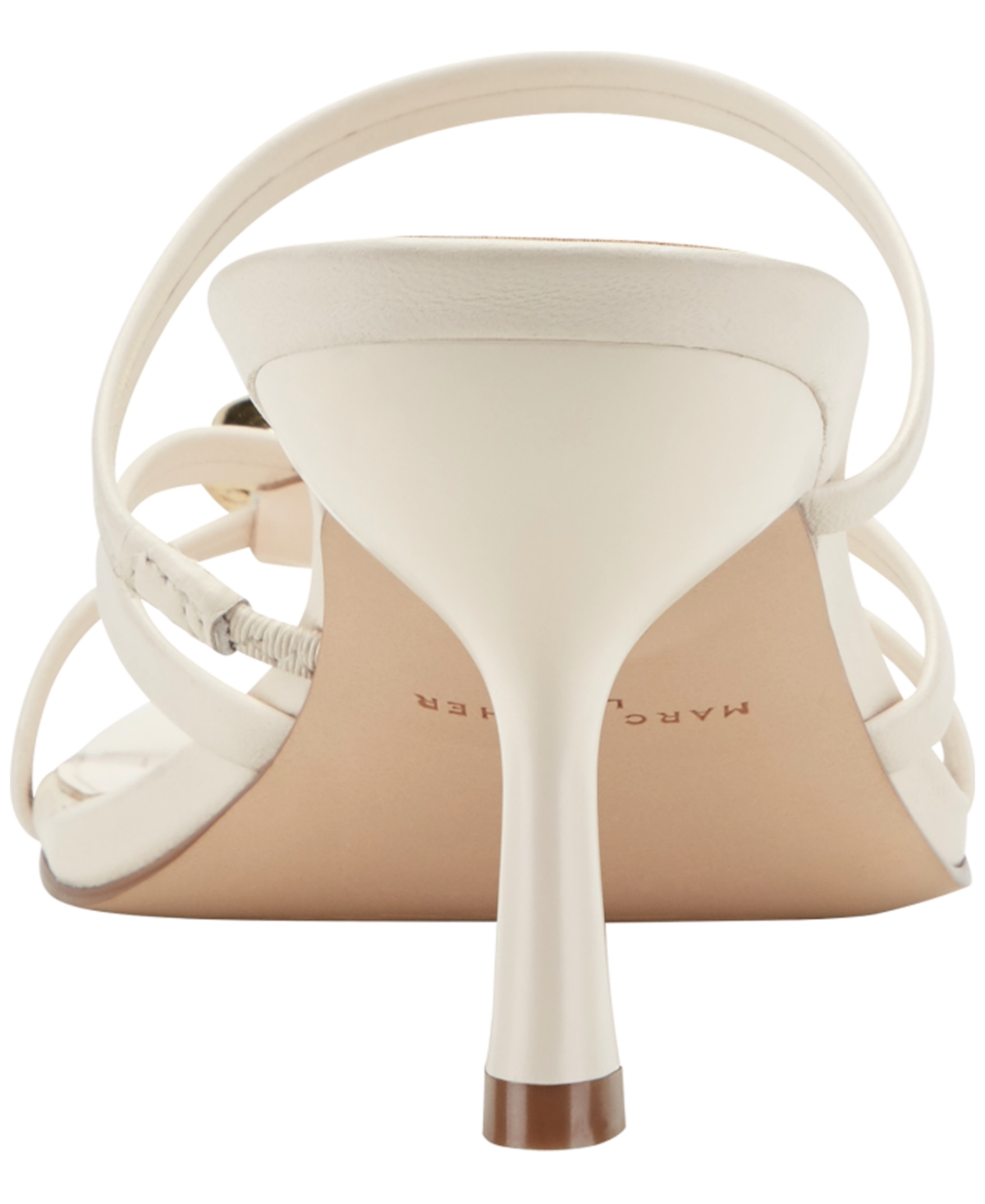 Marc Fisher Ltd Women's Natesa Ornamented Strappy Leather Dress Sandals