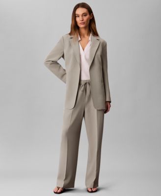 Women's Casual Straight Twill Pants