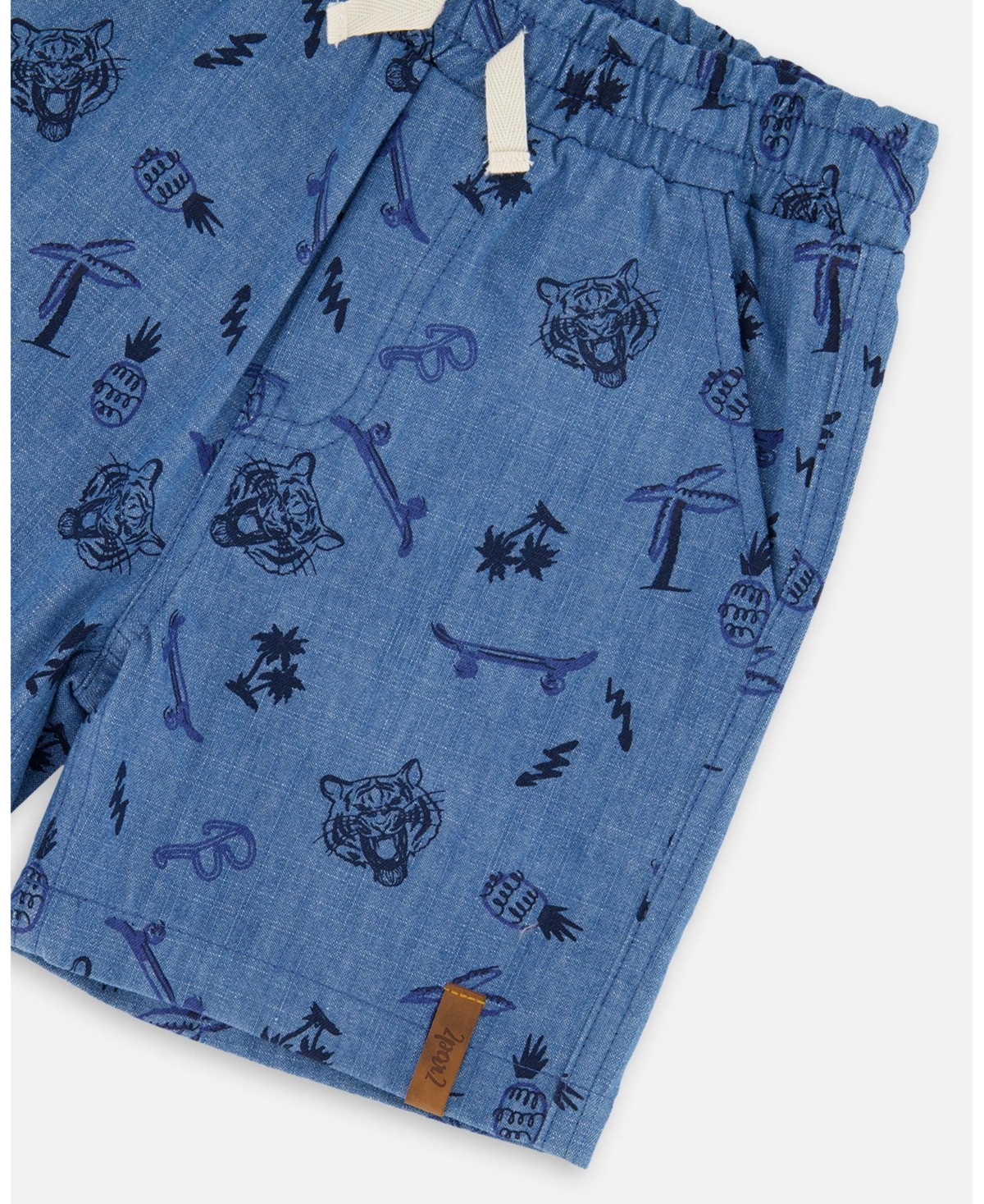 Deux par Deux Big Boys Chambray Shorts