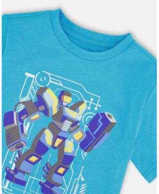 Big Boys ganic Cotton Jersey T-Shirt with Print