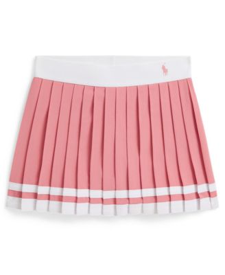 Girls' 2T-6X Striped Pleated Skort