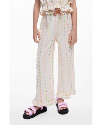 Girls Girls's Long trousers with pompoms