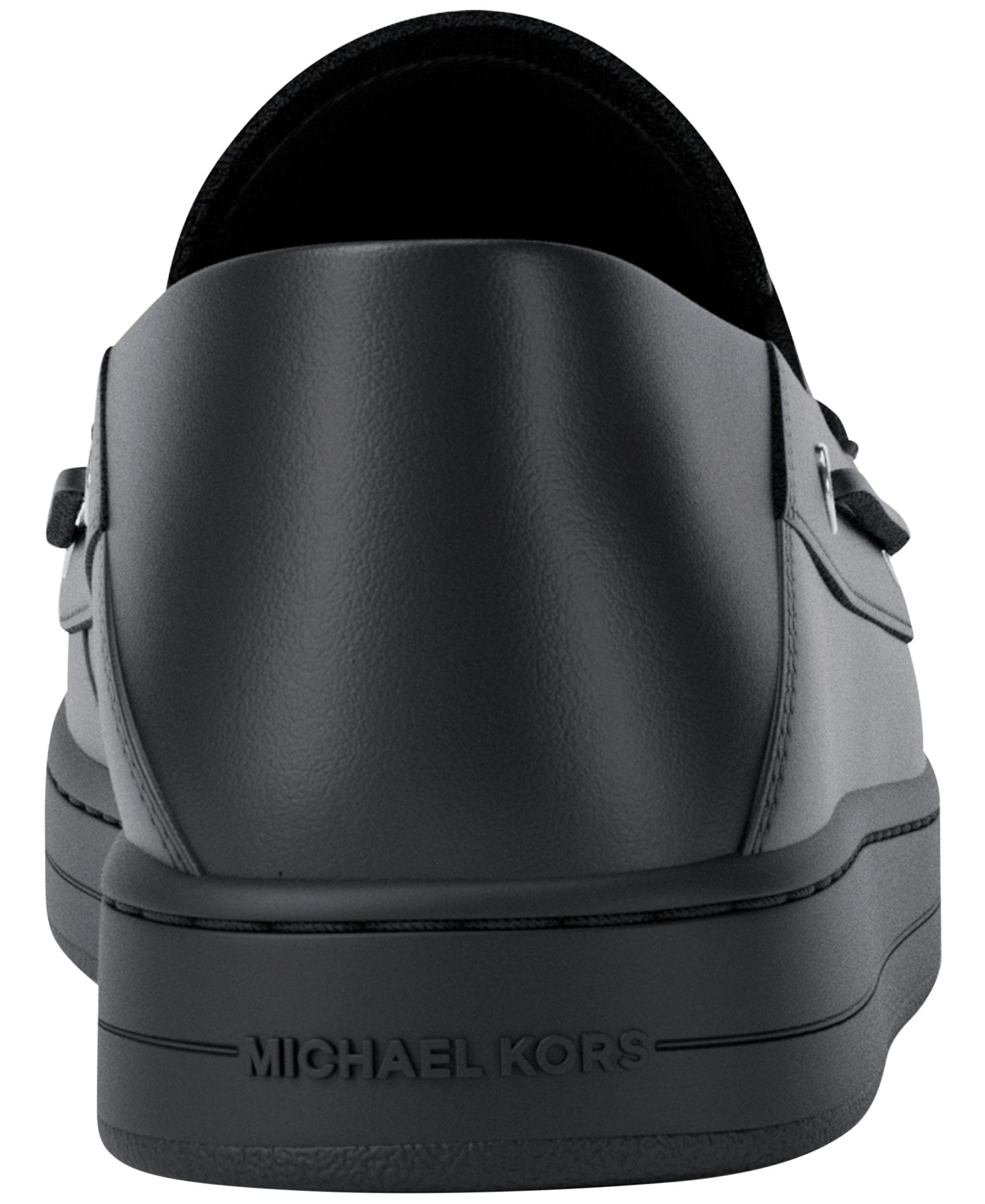 Мужские туфли Michael Kors Aiden Slip-On Boat, цвет: Чёрный — фото 3