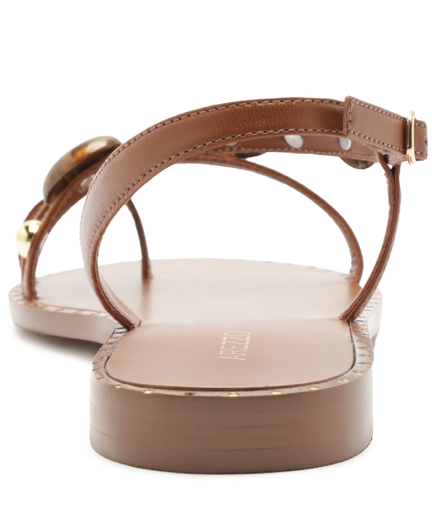 Женские сандалии Arezzo Diana Flat Sandal, цвет: Натуральный — фото 3