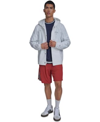 Men's Rubberized Hooded Rain Jacket