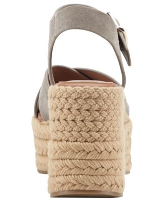 Women's Pasion Suede Espadrille Platform Wedge Sandals