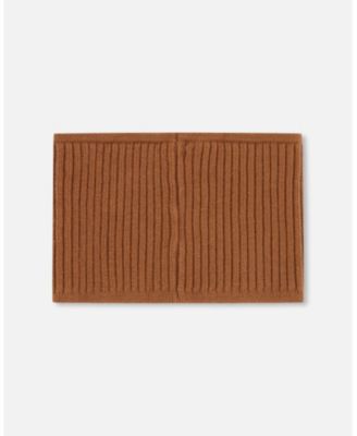 Baby Unisex Knit Neckwarmer Brown - Baby
