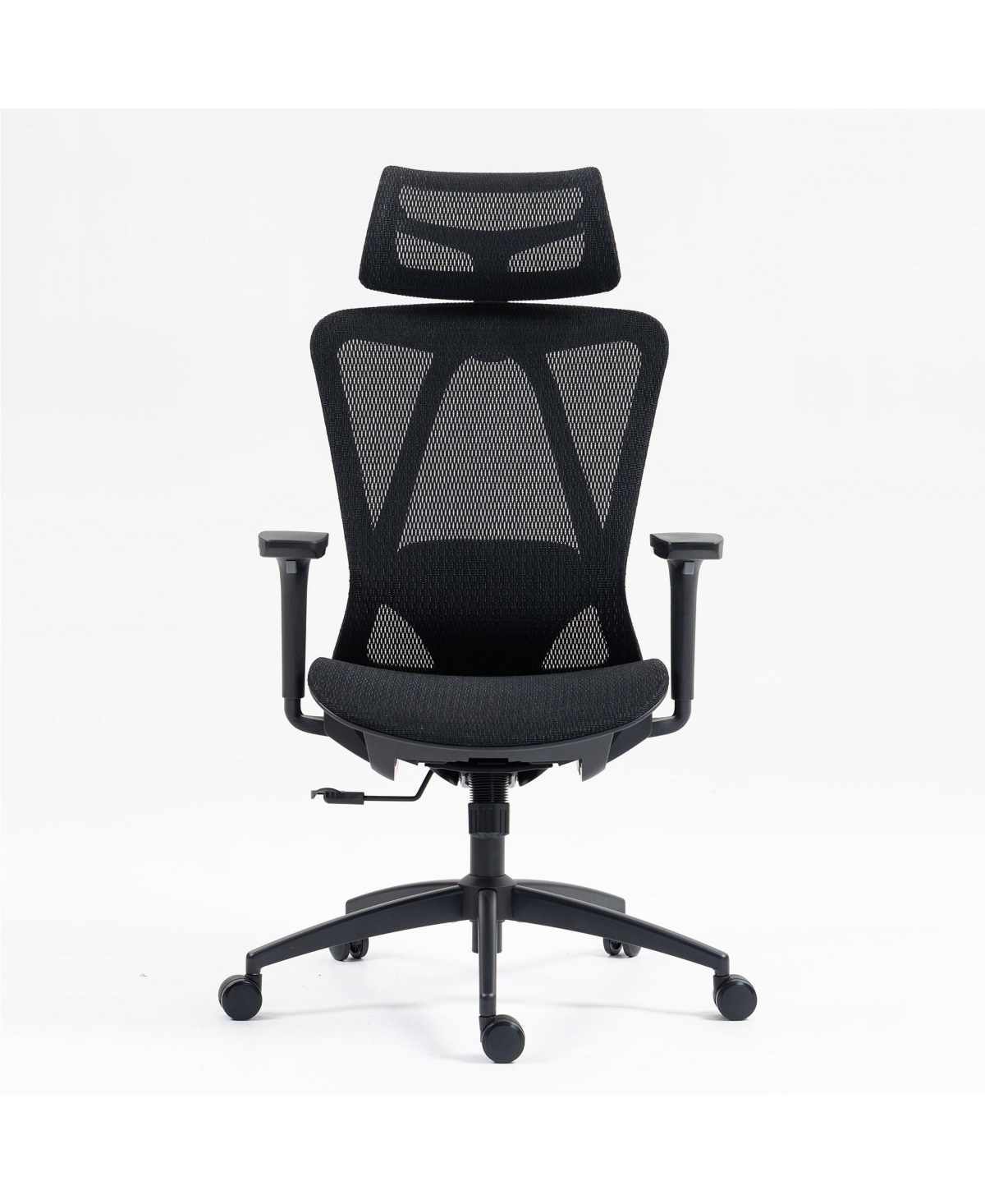 Boyel Living High-Back Mesh Office Chair with 3D Armrests & Adjustable Recline, Black