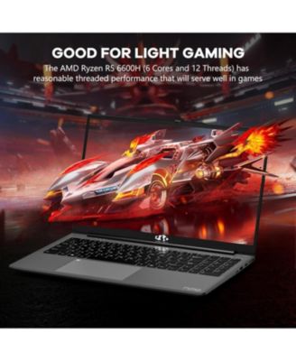 15.6 Gaming Laptop AMD Ryzen 5 6600H 6-Cores 32GB DDR5 RAM 1TB SSD 4.5GHz