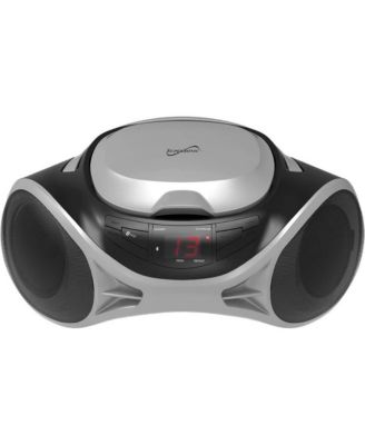 Portable AM/FM Radio & CD Player Boombox with Bluetooth