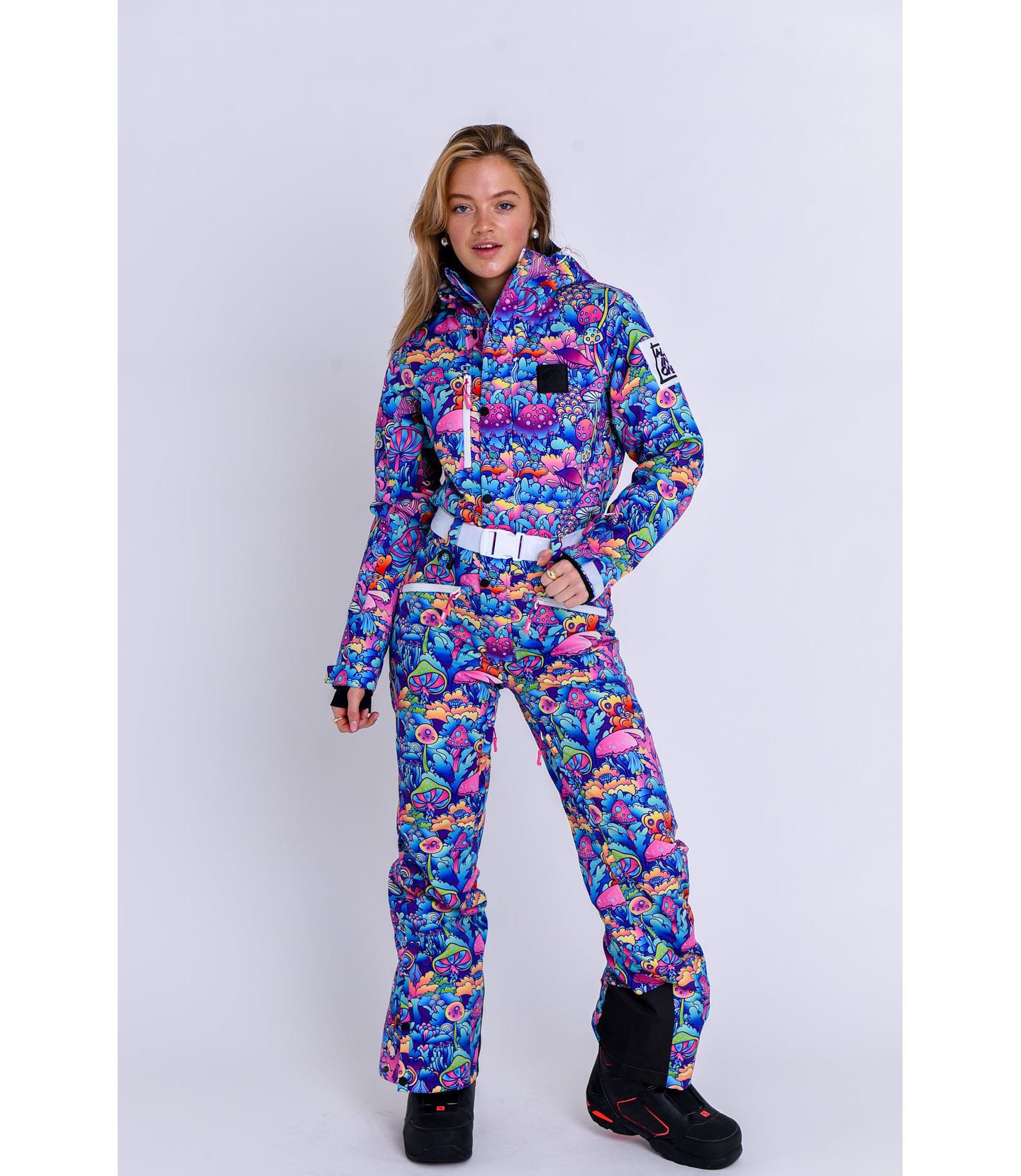 OOSC Women's High Ski Suit, цвет: Geometric Pattern. — фото 1