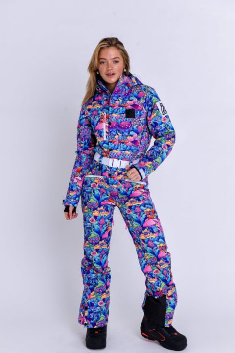 OOSC Women's High Ski Suit, цвет: Geometric Pattern.