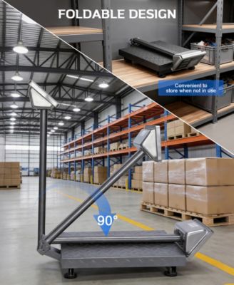 Digital Platform Floor Scale with LCD Display, 660 lbs Capacity, 0.1 lb Accuracy, Foldable Design