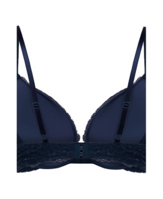 Hunkemoller Women's Marine Padded Underwired Push-Up Bra