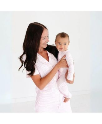 Baby Girls Ballet Stripe Bamboo Sleeper