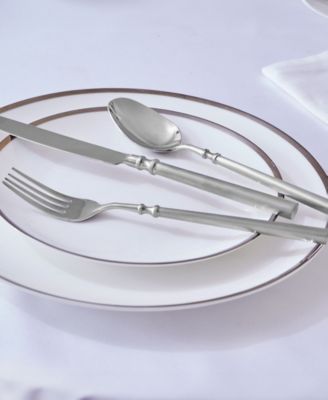 Regal Matte Handle 20-Pc. Flatware Set, Service For 4