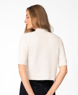 Women's Floral Texture Sweater