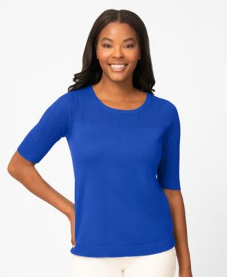 Women's Cable Round Hem Sweater