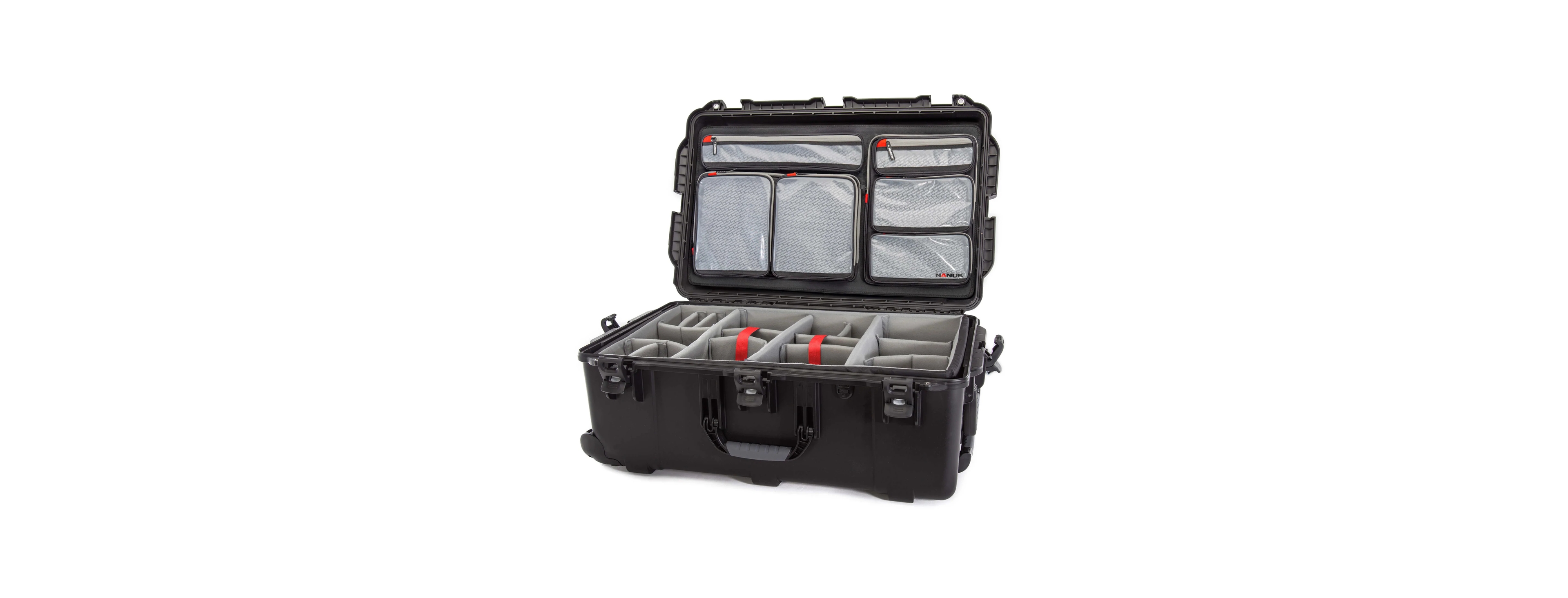 Nanuk Wheeled Series 963 Waterproof Hard Case with Lid Organizer and Padded Dividers