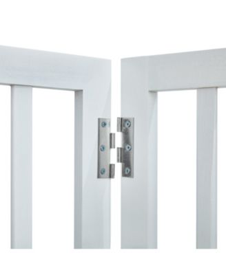 Freestanding 4-Panel Pet Gate, 24"H, Expands to 80"W - Indoor Use