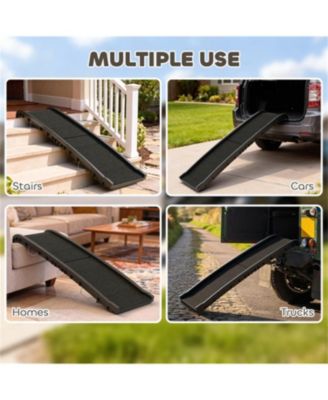 Foldable Pet Ramp, Gentle Slope Dog Car Ramp for Easy Access