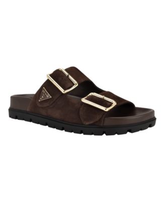 Women's Fasten Double-Buckle Footbed Sandals