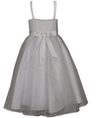Girls' 7-16 Jacket and Tulle Communion Dress, 2-Piece Set