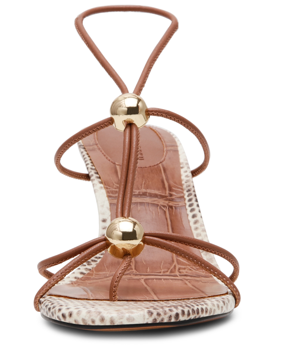 Steve Madden Women's Ramos Strappy Embellished Stiletto Heel Dress Sandals