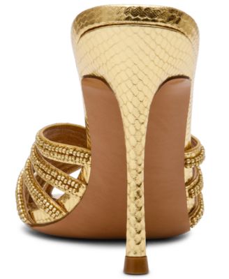 Women's Petra Rhinestone Stiletto Heel Dress Sandals