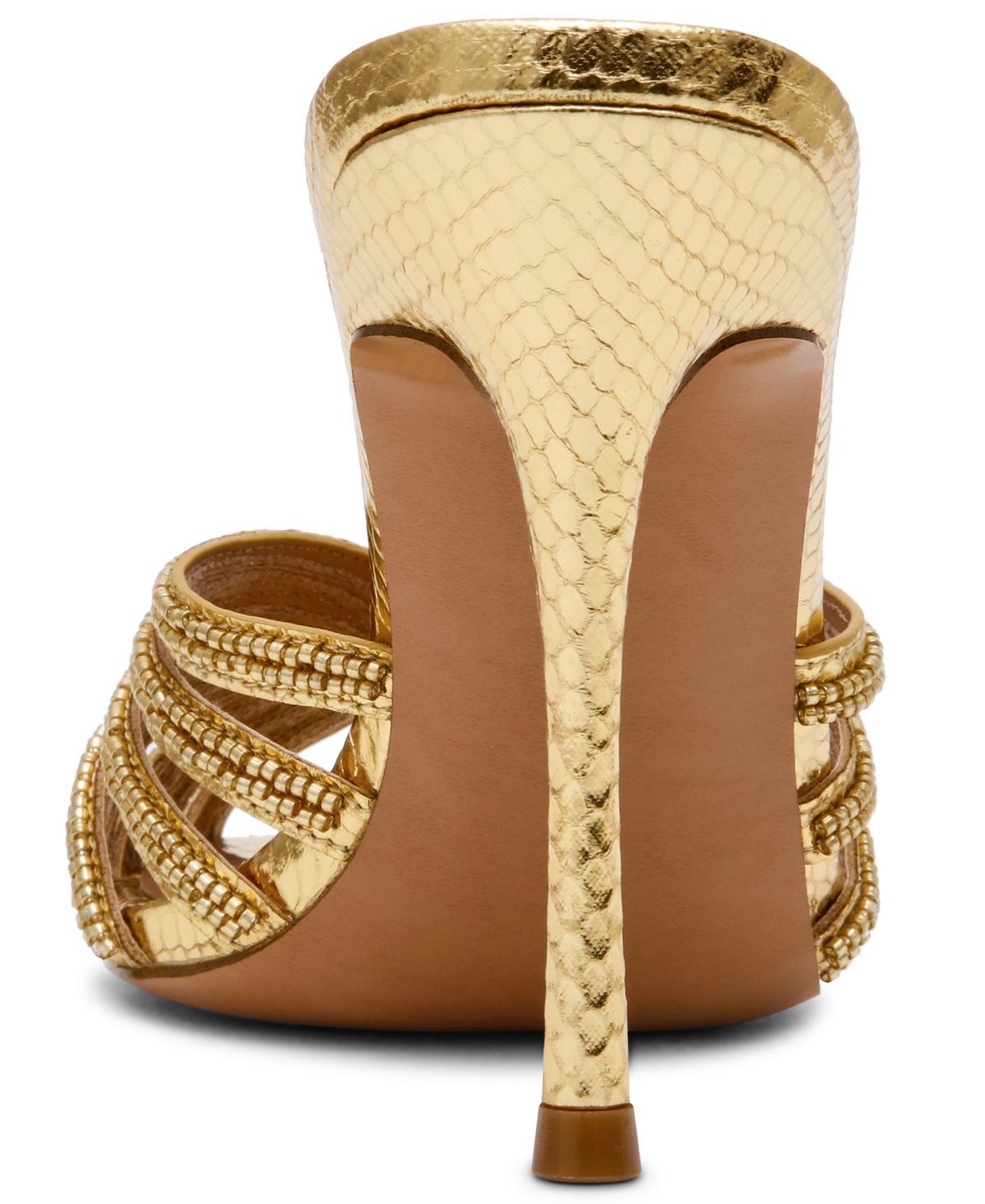 Steve Madden Women's Petra Rhinestone Stiletto Heel Dress Sandals