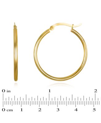 Hoop Earrings in 10k Yellow Gold