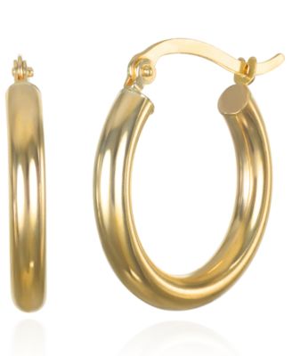 Hoop Earrings in 10k Yellow Gold