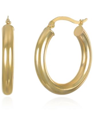 Hoop Earrings in 10k Yellow Gold